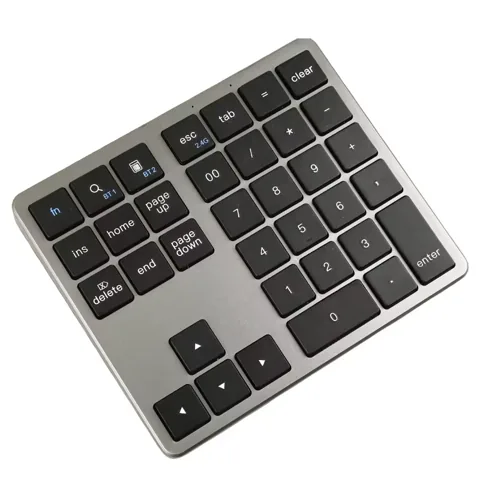 K35 wireless numeric keypad with number keys and navigation keys